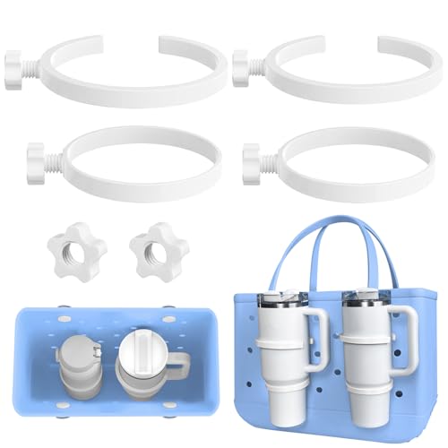 Cup Holder for Stanley 30 oz & 40 oz - White, Compatible with Bogg Bag