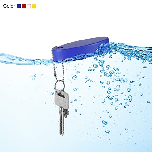 Floating Keychain - 2 Pack Yellow Buoyant Keyrings for Boating