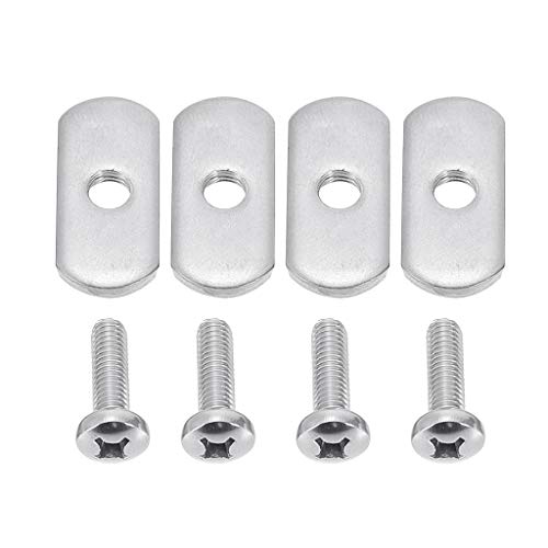 Kayak Rail Mounting Kit - 4 Pcs Stainless Steel Screws & Nuts - One Size