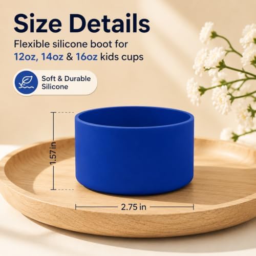 Silicone Boots for Owala Kids Water Bottles - Anti-Slip & Dishwasher Safe