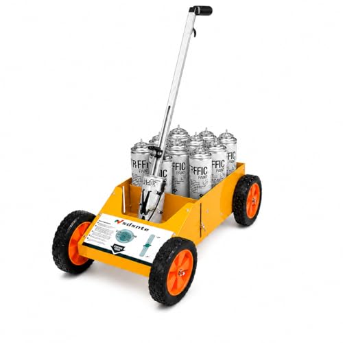 2-in-1 Parking Lot Line Striper & Paint Wand - 12-Can Capacity