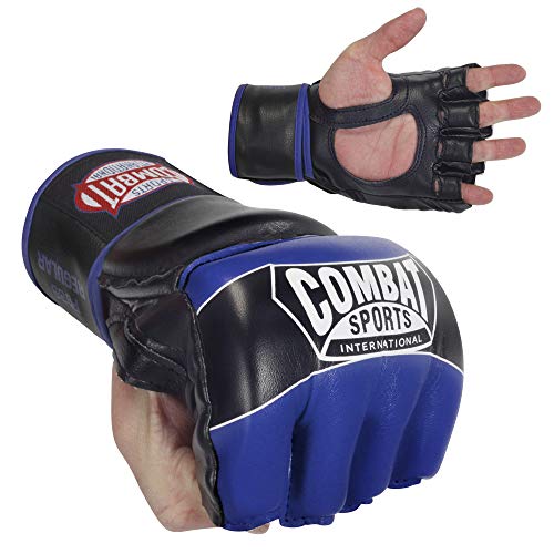Combat Sports Pro Style MMA Gloves Black Medium - 5oz Fight Gloves