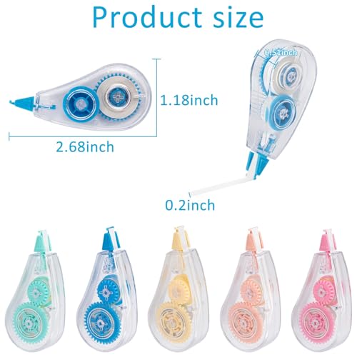 10 Pack Correction Tape - High Quality & Portable