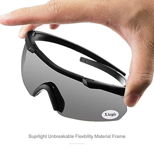 xaegistac Shooting Glasses with Interchangeable Lenses - High Impact Eye Protection