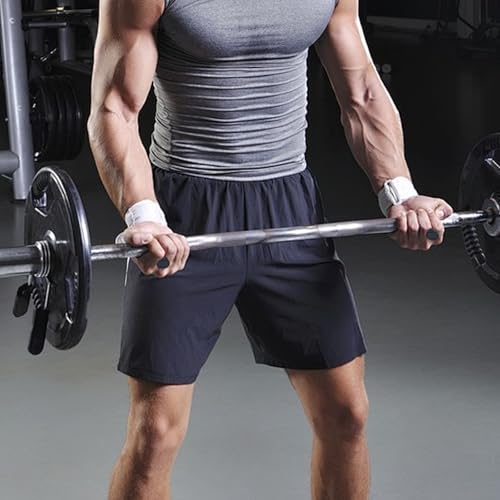 Anti-Slip Rubber Weight Grips for Weight Lifting - Gray & Black
