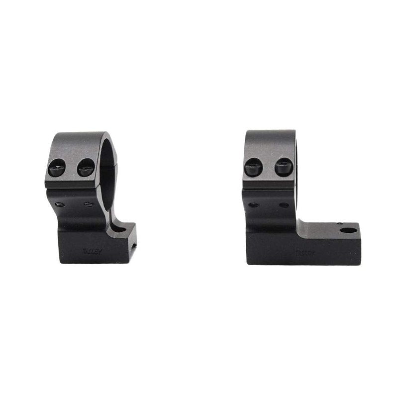 Talley Lightweight Alloy 1in Medium Black Rings/Base Set Compatible with Kimber