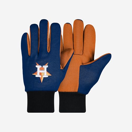 Houston Astros Utility Gloves - Team Colored Palm with Gripping Material