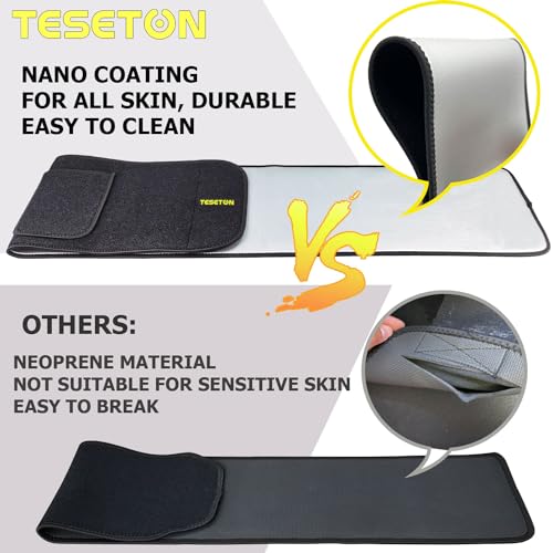 Waist Trainer Trimmer for Men & Women - Medium Black