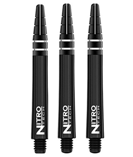 RED DRAGON Nitrotech Medium Dart Shafts 42mm - Flight Locking System, 9 Pack