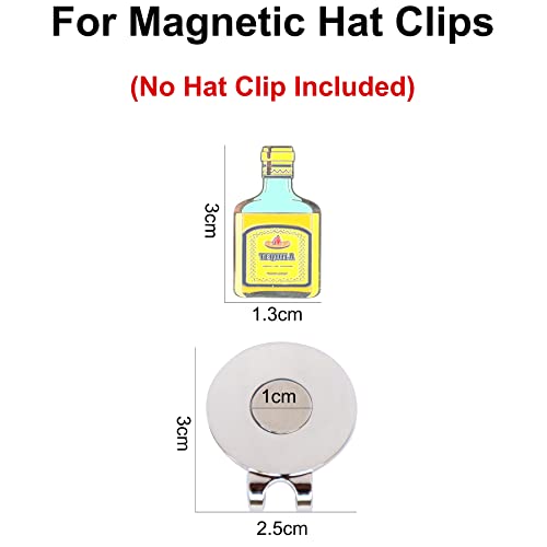 Golf Ball Markers - 5 Funny Novelty Designs - Tequila