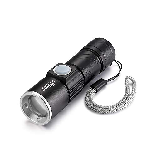 DARKBEAM 395nm USB UV Flashlight 2-Pack - Portable Blacklight for Pet Urine Detection & Identification