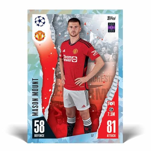 2023-24 Match Attax UEFA Champions League Trading Card Booster Pack - 12 Cards
