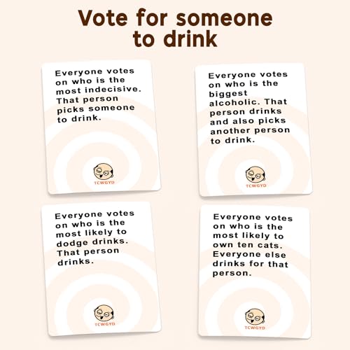Drinking Game Cards for Adults - Small Edition