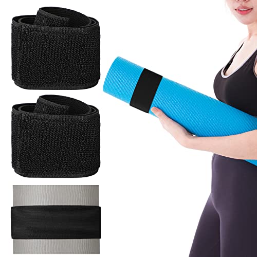 Adjustable Yoga Mat Straps - 4 Pack Heavy Duty Nylon Holders