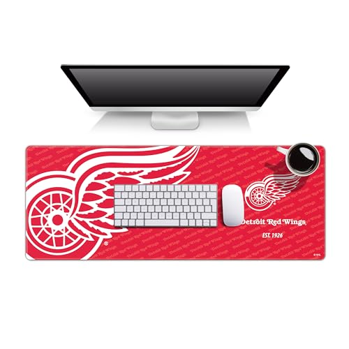 Detroit Red Wings Desk Pad - Large Water Resistant Mouse Pad