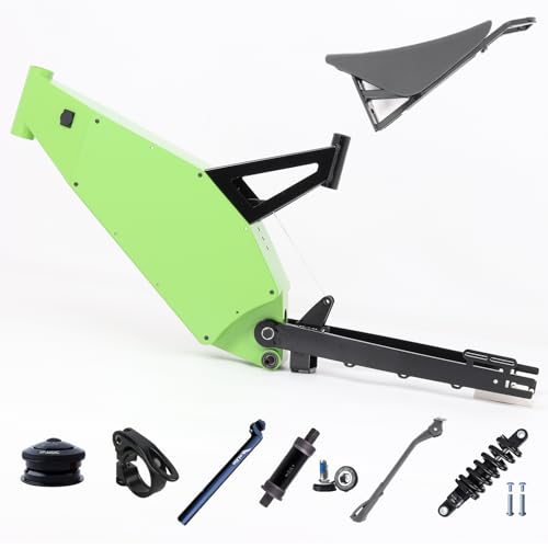 Enduro Ebike Frame F6 - Full Suspension Electric Bike Kit