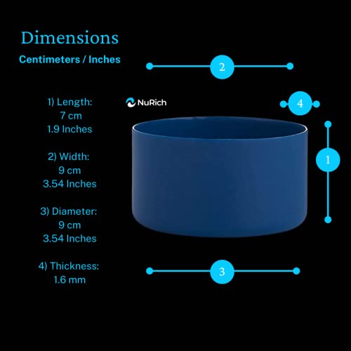 Silicone Boot for Hydro Flask 12-24 oz Bottles - Dark Blue