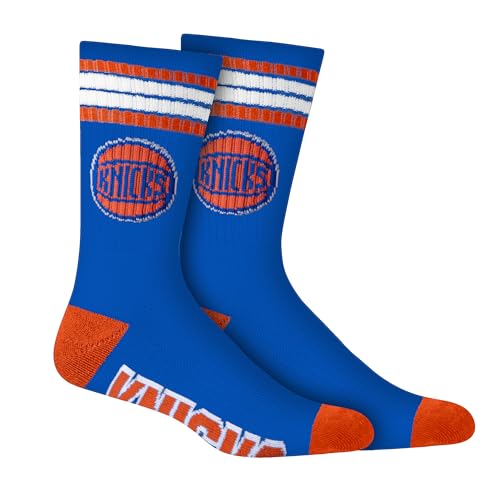 NBA Men's Cushioned Crew Socks - New York Knicks 3 Pack