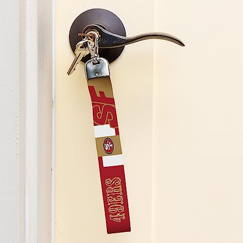 NFL Wrist Lanyard Key Chain - Sporty ID Holder for Game Day