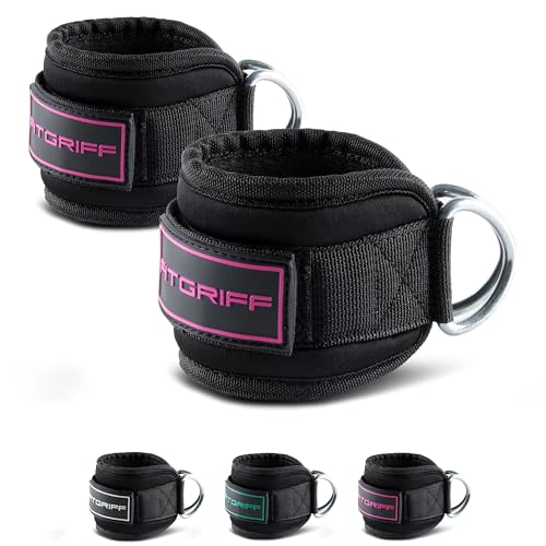 Ankle Straps V3 for Cable Machine - Comfortable Leg Exercise Equipment