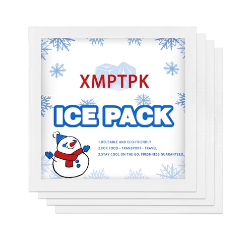 Reusable Slim Gel Ice Packs for Coolers and Lunch Boxes - 25 Pack