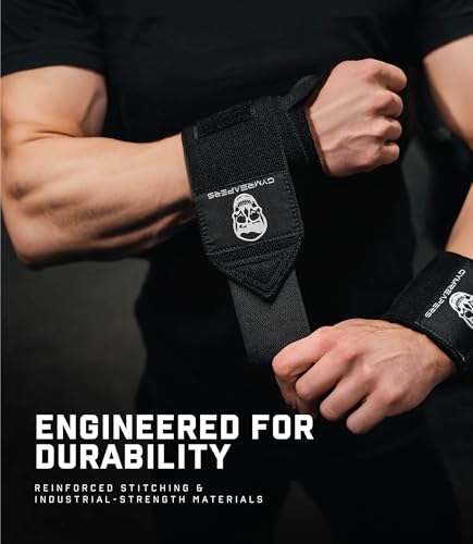 Weightlifting Wrist Wraps - IPF Approved, Heavy Duty Support for Powerlifting