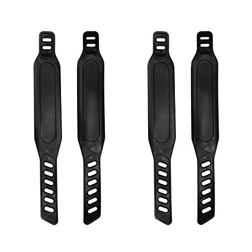 Adjustable Exercise Bike Pedal Straps - 2 Pairs, Non-Slip