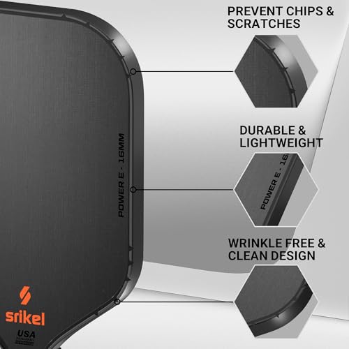 Pickleball Paddle Edge Guard Tape - 16mm Black Protection
