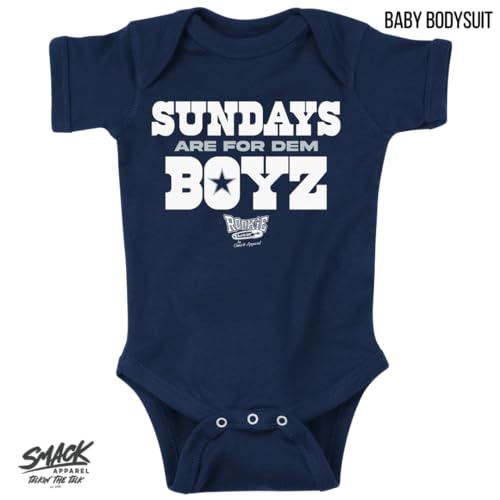 Dallas Football Baby Bodysuit - Navy, 6 Months