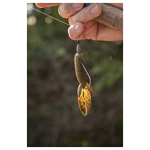PowerBait MaxScent Creature Hawg - Green Pumpkin 4"