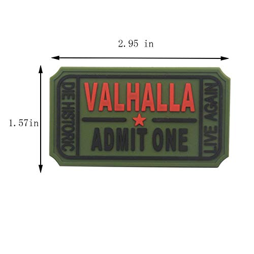 Ticket to Valhalla Tactical Morale Patch - 2 Greens