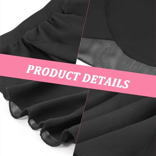 Girls Ballet Dance Skirt - Elastic Chiffon Wrap for 4-6 Years
