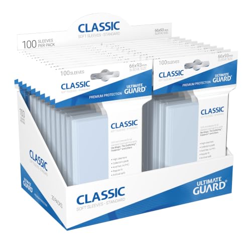100 Classic Soft Card Sleeves - High Clarity for Collectibles