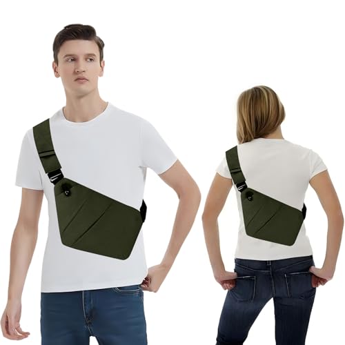 Waterproof Anti-Theft Crossbody Bag for Men Women Travel Sling Bag with Large Capacity