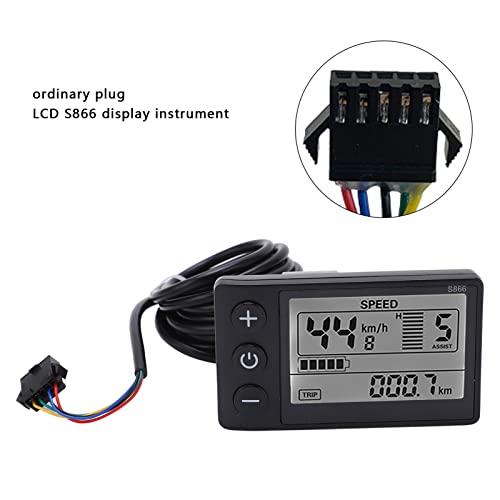 Electric Bicycle Display LCD Speedometer Control Panel - S866