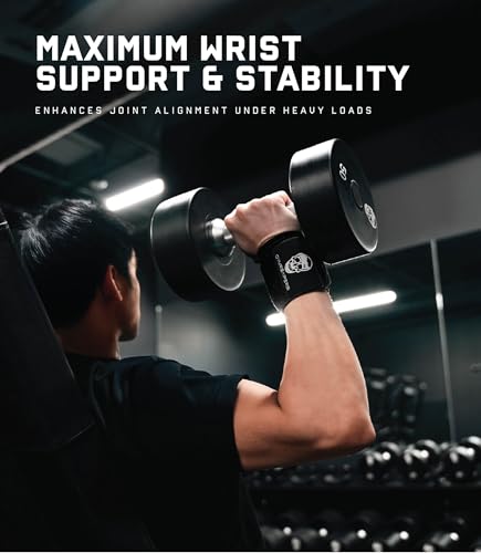 Weightlifting Wrist Wraps - IPF Approved, Heavy Duty Support for Powerlifting