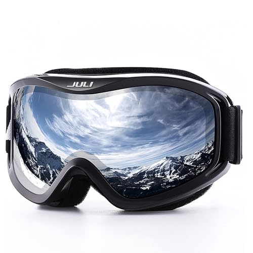 Ski Goggles with Silver Lens - VLT 12% for Men & Women