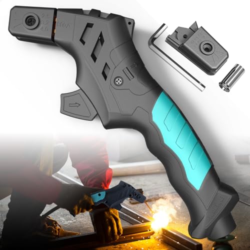 Welding Electrode Holder, 600 Amp Welding Stinger Rod Holder for Stick with Multi Angle 90¡Æ 135¡Æ 170¡Æ, Ergonomic Copper Heavy Duty Electrode Holder