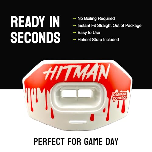 Youth Football Mouth Guard - Heavy Duty, Breathable, No Boil