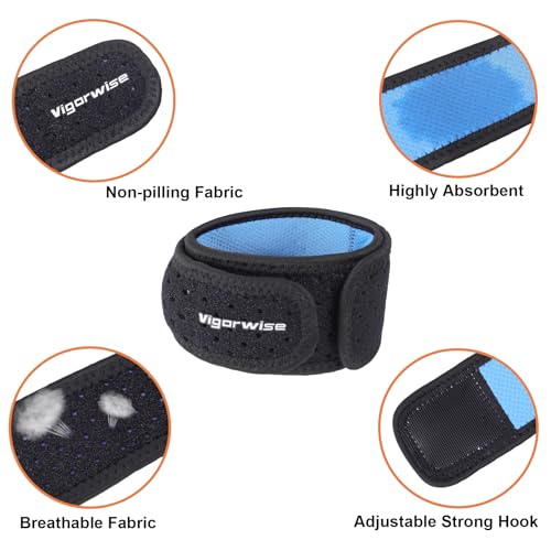 Achilles Tendonitis Brace - Adjustable Ankle Strap with Silicone Pad - Blue