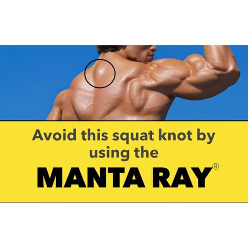 Manta Ray Squat Load Distribution Device for Barbell Safety & Comfort