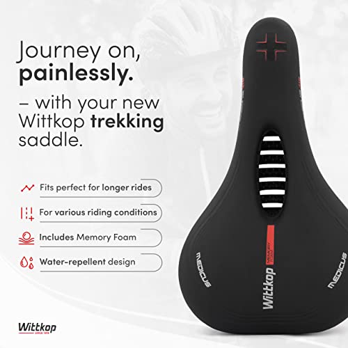 Waterproof Bicycle Seat for Men & Women - Touring Saddle