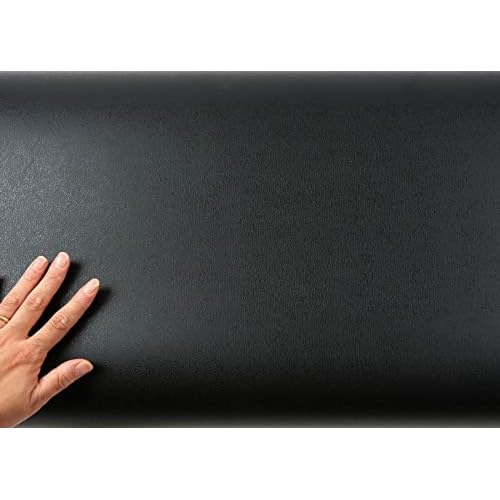 ROSEROSA Peel and Stick Premium Faux Leather Self-Adhesive Wallpaper Door Wrap Countertop Moulding Trim LW414