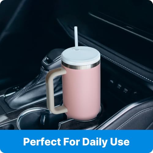 40 oz Tumbler Lid Replacement for Stanley Quencher - Black