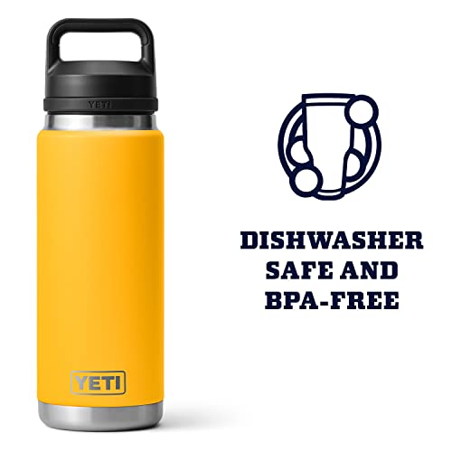 YETI Rambler 26 oz Insulated Stainless Steel Bottle with Leakproof Chug Cap - Alpine Yellow