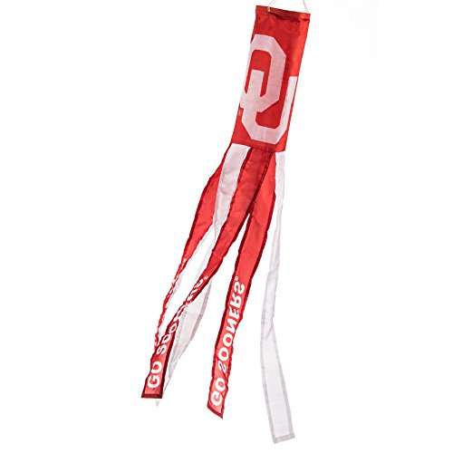Oklahoma Sooners College Windsock - 40" Long, 6 Streamers