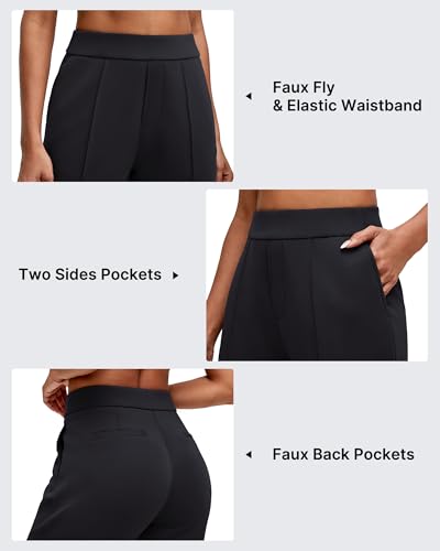G4Free Smoofit Women's Straight Leg Sweatpants with Pockets High Waist