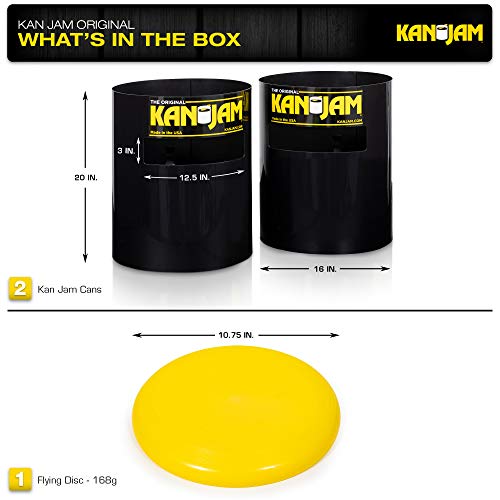 Kan Jam Disc Toss Game - Outdoor Fun for 4 Players