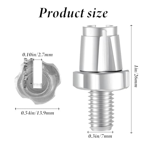 M7 Bike Brake Lever Adjuster Screws - 4 Pcs Aluminum Alloy Set