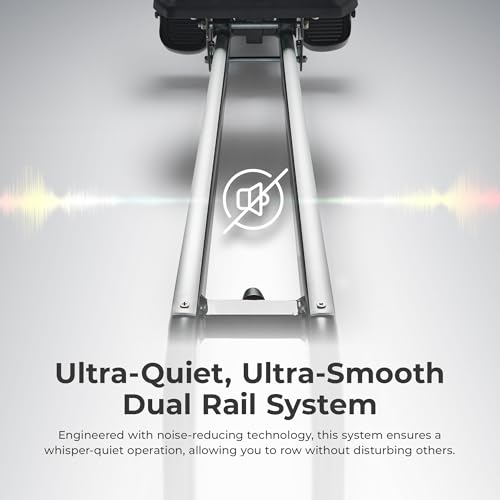 Smart Magnetic Rowing Machine - Dual-Rail Premium Design